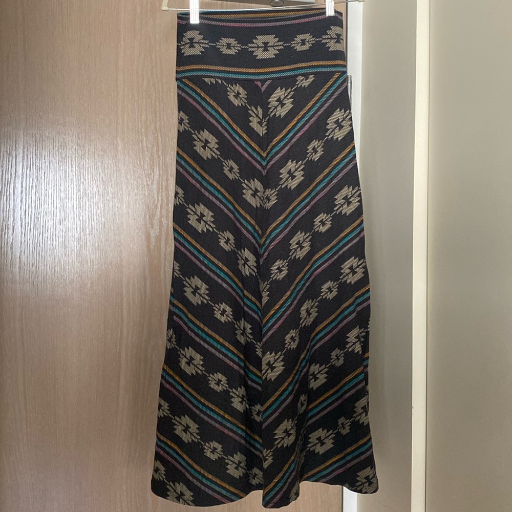 Aztec long skirt